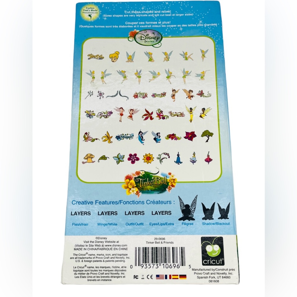 Disney Cricut Cartridge Tinker Bell & Friends - Picture 3 of 3
